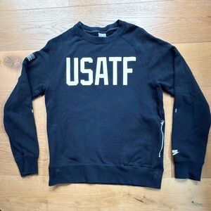 Nike Men's USA Track & Field Crewneck Sweatshirt - Black Medium